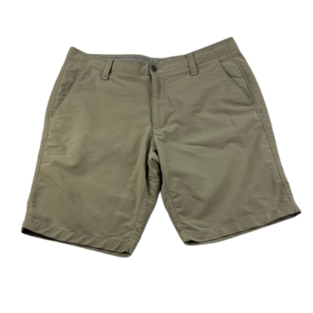 Under Armour Shorts Men’s HeatGear Loose Fit Khaki Shorts Size 36